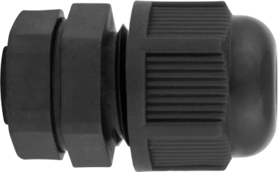 Wasserdichte Armatur e.mg.stand.12, IP68, schwarz E.NEXT