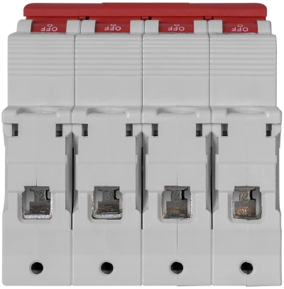 Modular circuit breaker e.mcb.stand.60.4.C25, 4p, 25 A, C, 6 kA, E.NEXT