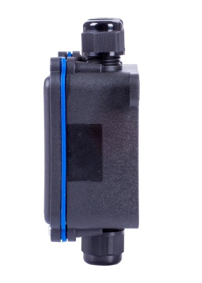 Waterproof distribution box e.wdb.cnp725.4t.b, 108×111×42 mm, IP68, with terminal block, E.NEXT