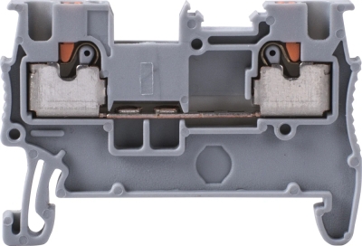 Terminal block screwless e.tc.din.spring.1,5 for DIN rail, E.NEXT