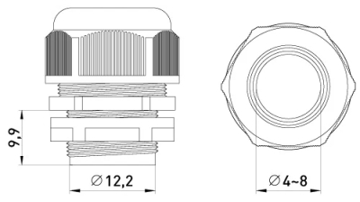 CONECTOR E.PG.STAND.9 E.NEXT