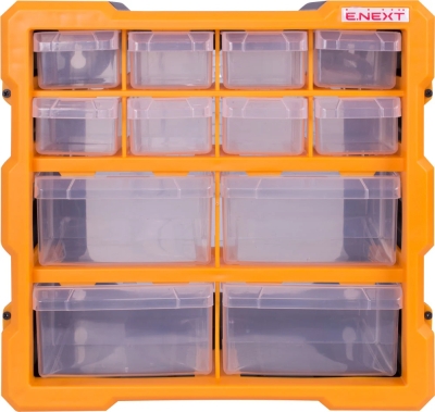 PLASTIC ORGANIZER, E.TOOLBOX.PRO.19, 12 SECTIONS 267X157X262MM E.NEXT