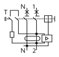 FAULT CURRENT PROTECTION DTZ E.RCCB.STAND.2.16.10 2P, 16A, 10MA E.NEXT