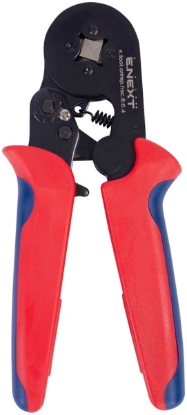 PLIERS E.TOOL.CRIMP.HSC.8.6.4 FOR CONNECTING INSULATED CABLE TERMINALS 0.08-6 MM² E.NEXT