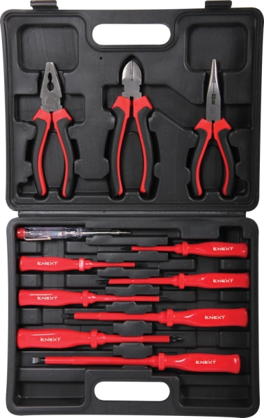 INSULATED SCREWDRIVER SET E.TOOL.SET.8500.11 E.NEXT