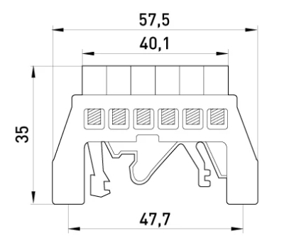 NULLBUSSE E.BSI.PRO.2.6 GRÜN IM ISOLIERTEN GEHÄUSE UNIVERSAL GRÜN E.NEXT