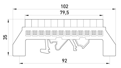NULLBUSSE E.BSI.PRO.2.12 GRÜN IM ISOLIERTEN GEHÄUSE UNIVERSAL GRÜN E.NEXT