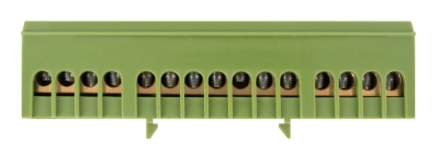 NULL RAILS E.BSI.PRO.1.15 GREEN FOR DIN-RAIL IN INSULATED ENCLOSURE GREEN E.NEXT