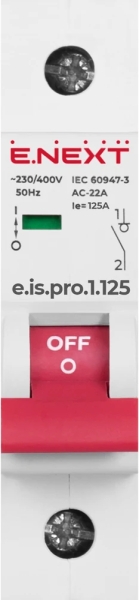 LOAD switch E.IS.PRO.1.125, 1P, 125 A, E.NEXT
