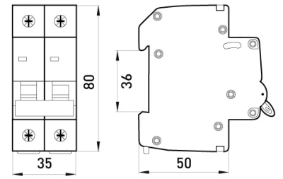 LOAD switch E.IS.PRO.2.63, 2P, 63 A, E.NEXT