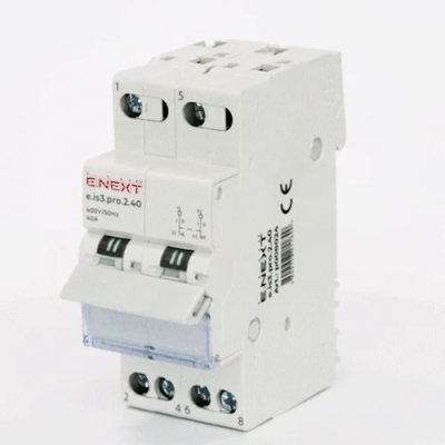 LOAD switch triposition E.IS3.PRO.2.40, 2P, 40 A, E.NEXT