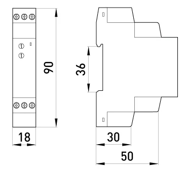 STROMAUSFALL-ABSCHALTRELAIS E.CONTROL.T07 E.NEXT