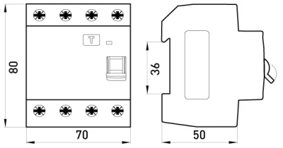 FEHLSTROMSCHUTZ DTZ E.RCCB.PRO.4.63.30, 4P, 63A, 30MA E.NEXT