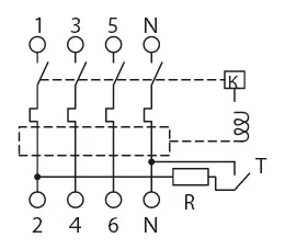 FEHLSTROMSCHUTZ DTZ E.RCCB.PRO.4.63.30, 4P, 63A, 30MA E.NEXT