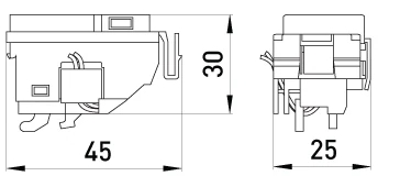Independent switch E.INDUSTRIAL.UKM.100.FL.220, 220 V, E.NEXT