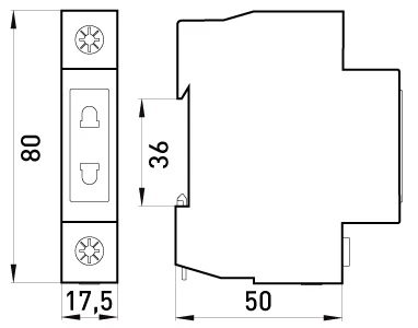 МОДУЛЕН КОНТАКТ ЗА DIN ШИНА E.SOCKET.STAND.DIN, 230 V E.NEXT