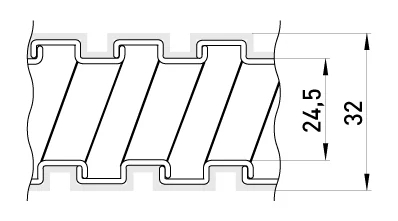 WELLMETALLROHR MIT PVC-BESCHICHTUNG E.MET.SLEEVE.STAND.PROOF.SLHF.25, NG-HF (50M) E.NEXT