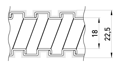 WELLMETALLROHR MIT PVC-BESCHICHTUNG E.MET.SLEEVE.STAND.PROOF.SLHF.18, NG-HF (50M) E.NEXT