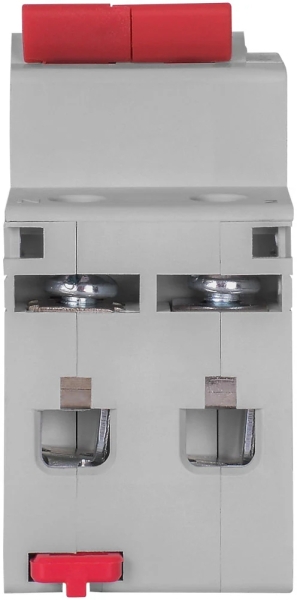 Earthquake circuit breaker WITH overcurrent protection E.ELCB.STAND.2.C16.30, 2P, 16 A, C, 30 mA WITH SPLIT handle, E.NEXT