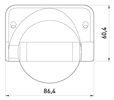 INFRAROT-BEWEGUNGSMELDER E.SENSOR.PIR.09.WHITE, 180°, IP44 E.NEXT