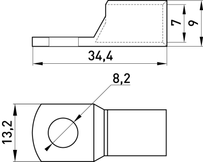 COPPER CABLE TERMINAL E.END.STAND.C.25 E.NEXT