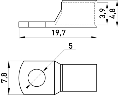 COPPER CABLE TERMINAL E.END.STAND.C.4 E.NEXT