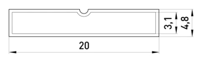 TIN-PLATED COPPER CONNECTING SLEEVE E.TUBE.STAND.GTY.4 E.NEXT