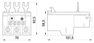 Термично реле e.industrial.ukh.85.65, 45–65 A, E.NEXT