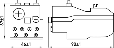 THERMOSCHUTZRELAIS E.PRO.UKH.1.0,63.1-2, DIAP. 0,40-0,63 A E.NEXT