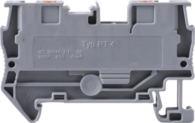LINE terminal screwless E.TC.DIN.SPRING.4 FOR din-rail, E.NEXT