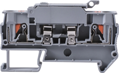 Screwless terminal E.TC.DIN.SPRING.4.HESI FOR din-rail, FOR FUSE 5×20, E.NEXT
