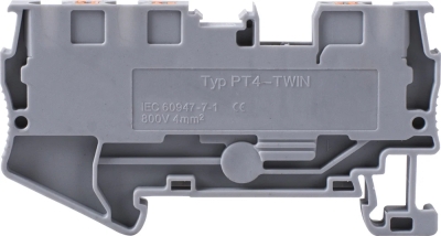 LINE terminal screwless E.TC.DIN.SPRING.4.1-2 FOR din-rail, E.NEXT