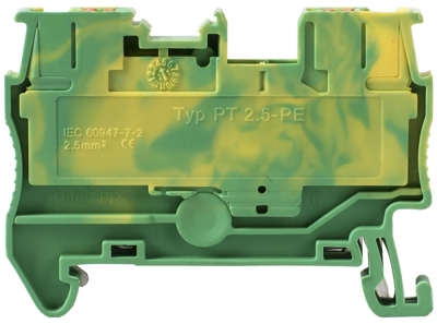 GELB-GRÜNE KLEMME E.TC.Z.DIN.SPRING.2.5 E.NEXT