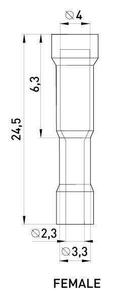 CABLE connector, insulated E.TERMINAL.STAND.FRD2.156.BLUE (BLT.F.1,5.2,5), E.NEXT
