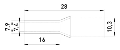 KABELVERBINDER, ISOLIERT, BUCHSE E.TERMINAL.STAND.E25-16.GRÜN 25,0 MM²,GRÜN E.NEXT