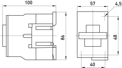 Contactor E.PRO.UKC.2.32.400.1NO, 400 V, 1NO, E.NEXT