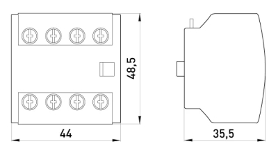Additional contact E.INDUSTRIAL.AU.4.04, 4NC, E.NEXT