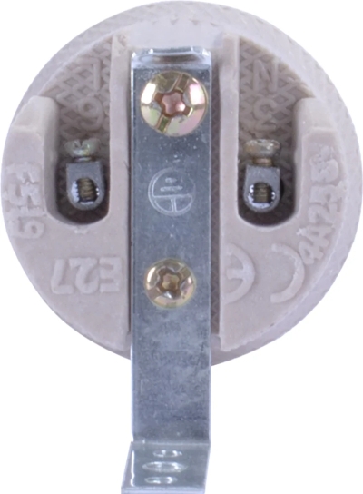 Ceramic LAMP holder E27 E.LAMP SOCKET.E27.CER, E.NEXT