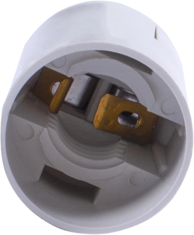 Plastic LAMP holder E14, WHITE E.LAMP SOCKET.E14.PL.WHITE, E.NEXT