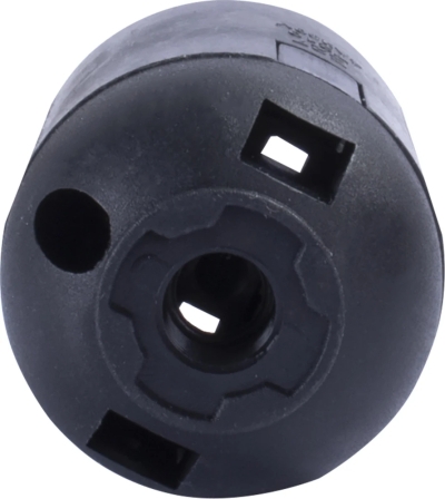 Plastic LAMP holder E27, BLACK E.LAMP SOCKET.E27.PL.BLACK, E.NEXT