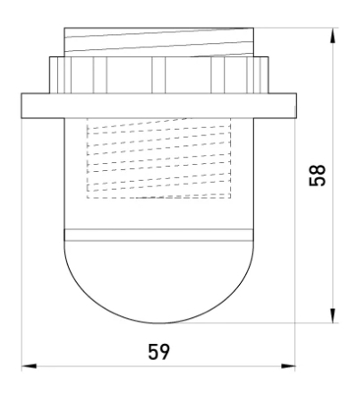 Plastic LAMP holder E27 WITH NUT, BLACK E.LAMP socket WITH NUT.E27.PL.BLACK, E.NEXT