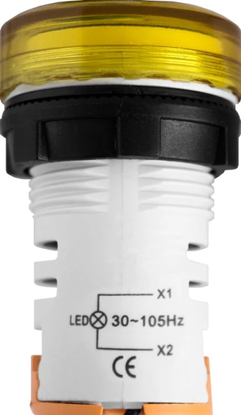 Frequency indicator LED E.AD22.FR, Ø22MM, 30-105 HZ, E.NEXT