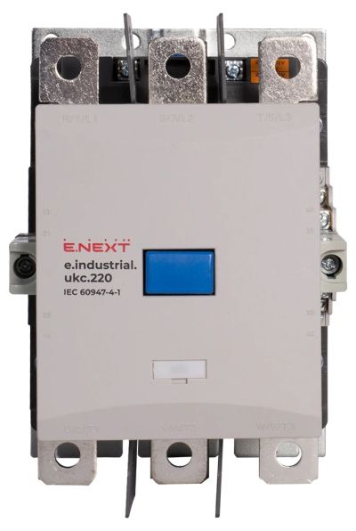 Контактор e.industrial.ukc.220.380, 220А, 380V, NO+NC E.NEXT