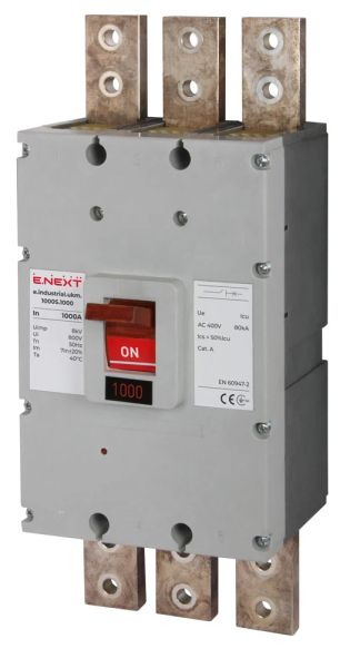 Мощностни автоматичен прекъсвач e.industrial.ukm.1000S.1000, 3р, 1000А E.NEXT