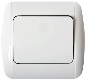 Ключ стълбищен e.install.stand.811/2 с рамка, 230V, вграден монтаж E.NEXT