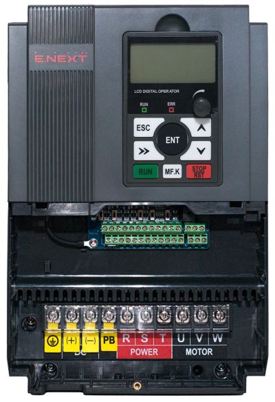 Frequency converter for pumps and fans E.NEXT e.f-drive.pump.11, 11 kW, three-phase, 380 V